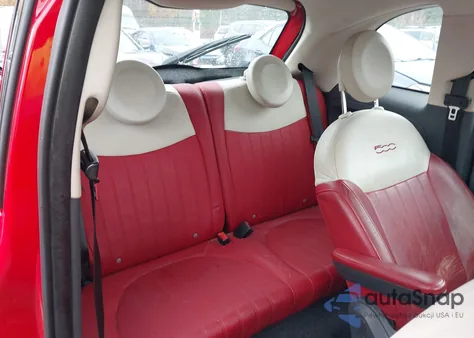 2012 Fiat 500 Lounge из США, поврежденный, VIN 3C3CFFCR9CT137796